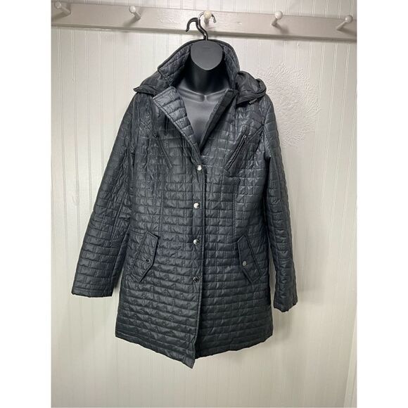 LAUNDRY by Shelli Segal Quilted Mid Length Coat - Picture 1 of 6